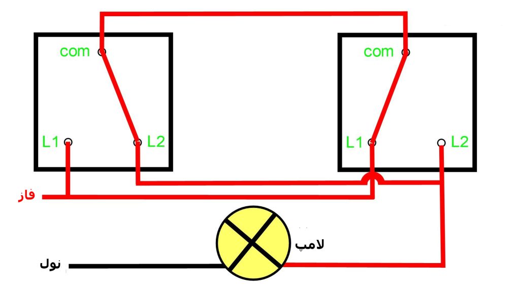 نقشه کلید پریز و برق ساختمان1