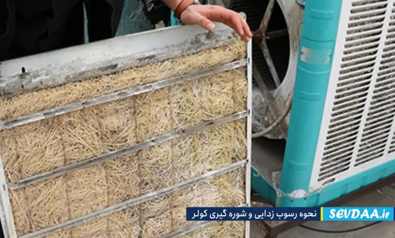 رسوب زدایی کولر آبی