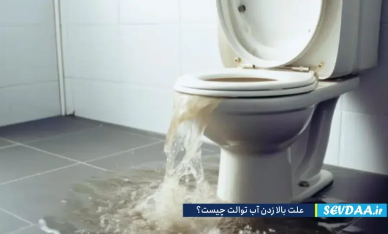علت بالا آمدن آب توالت