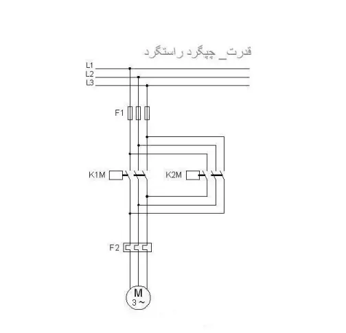 مدار فرمان قدرت و کنتاکتوری