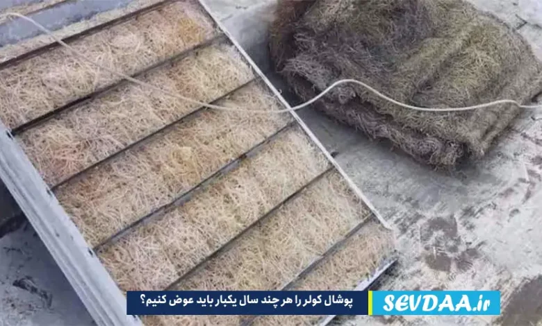 پوشال کولر را هر چند سال یکبار باید عوض کنیم؟