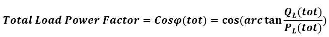 ضریب توان کل بارها (Outcome Power Factor): 