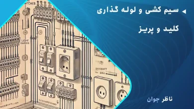 سیم کشی و لوله گذاری کلید و پریز
