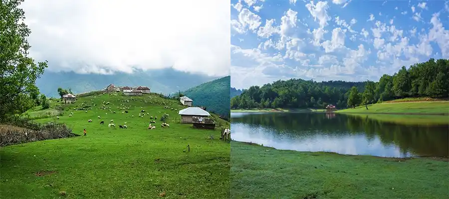 بهار و تابستان در شمال ایران