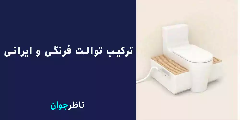 ترکیب توالت فرنگی و ایرانی