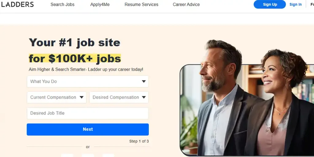 سایت Ladders از سایت های کاریابی خارجی با درآمد بالای 100 هزار دلار