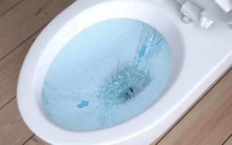 1. سیستم تخلیه ریزشی توالت فرنگی (Wash Down)