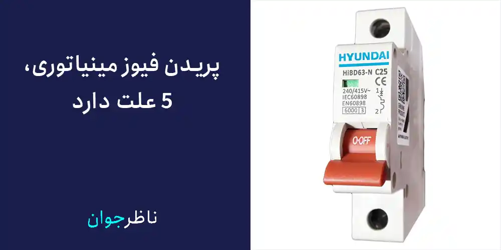 پریدن فیوز مینیاتوری، 5 علت دارد