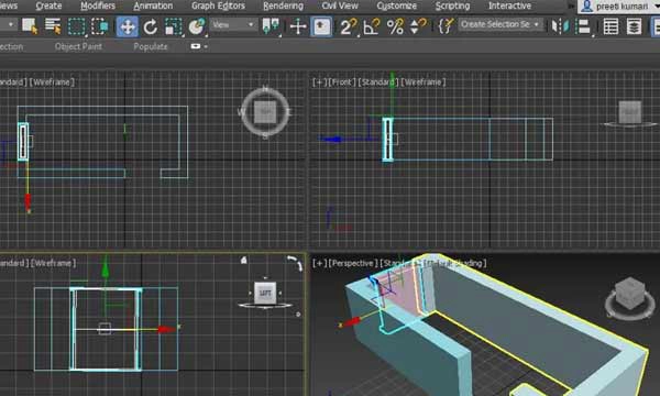 آموزش طراحی داخلی با 3d max