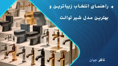 راهنمای انتخاب زیباترین و بهترین مدل شیر توالت