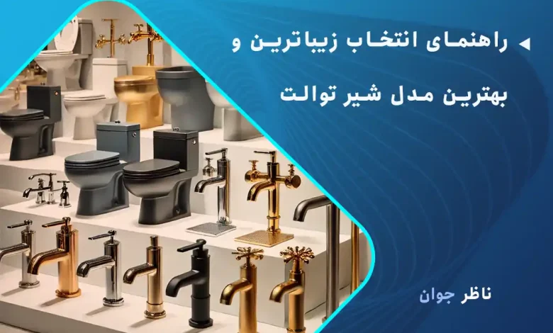 راهنمای انتخاب زیباترین و بهترین مدل شیر توالت