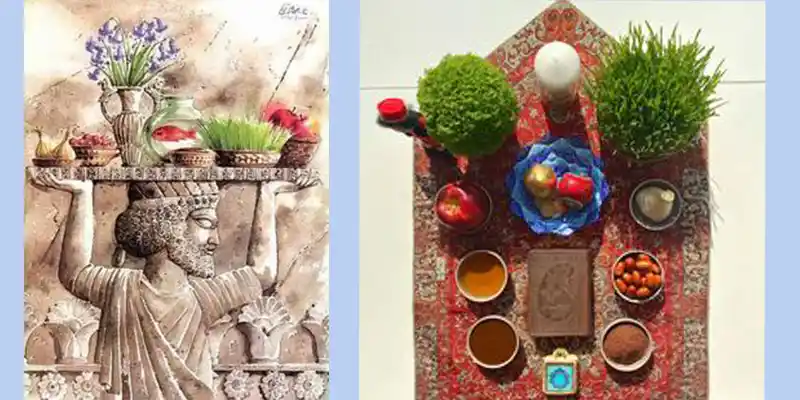 مدل های جدید سفره هفت سین سال 1404