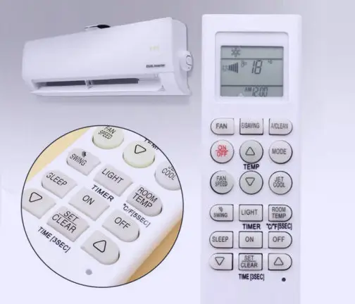 تنظیمات timer کولر گازی